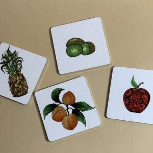 Fruit magnets set of 4