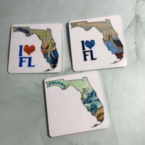 Florida magnets set of 3