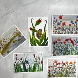Post cards Set of (6) Nature variety pack art prints