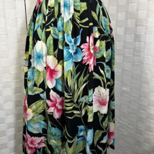 Alfred Dunner Vintage Tropical floral midi skirt (M)