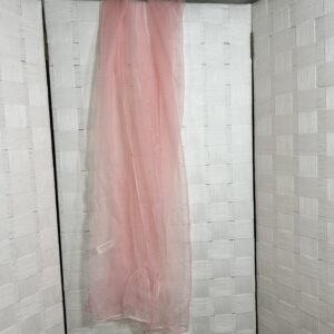 Light pink silk scarf light weight for summer.