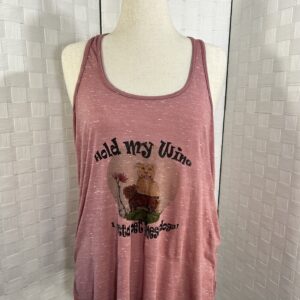 Bella Canvas Flowy tank top "Hold my Wine I gotta pet these dogs" (M,L,XXL)